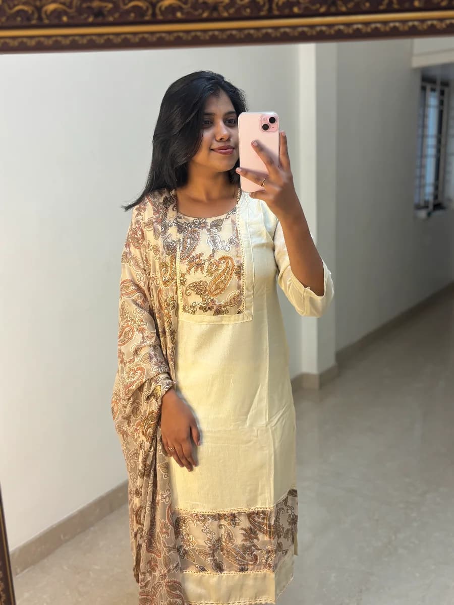 Alai- 3 pcs set with Exclusive duppatta thumbnail 2