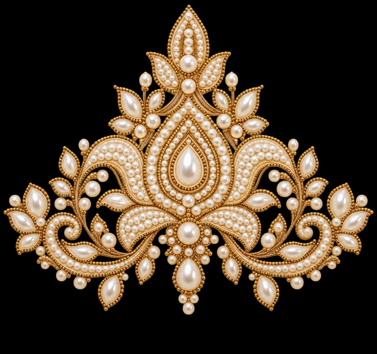 Fabric sticker - 3D pearl