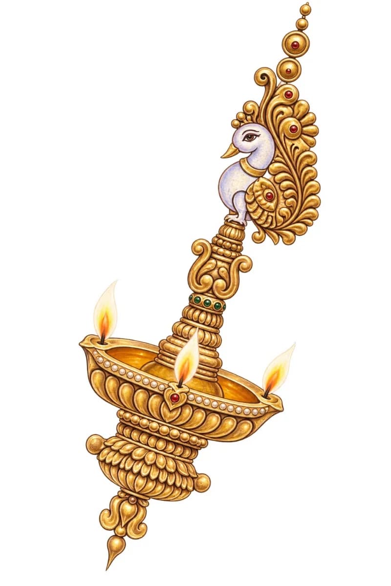 Fabric stickers - Vizhakku  — image 1