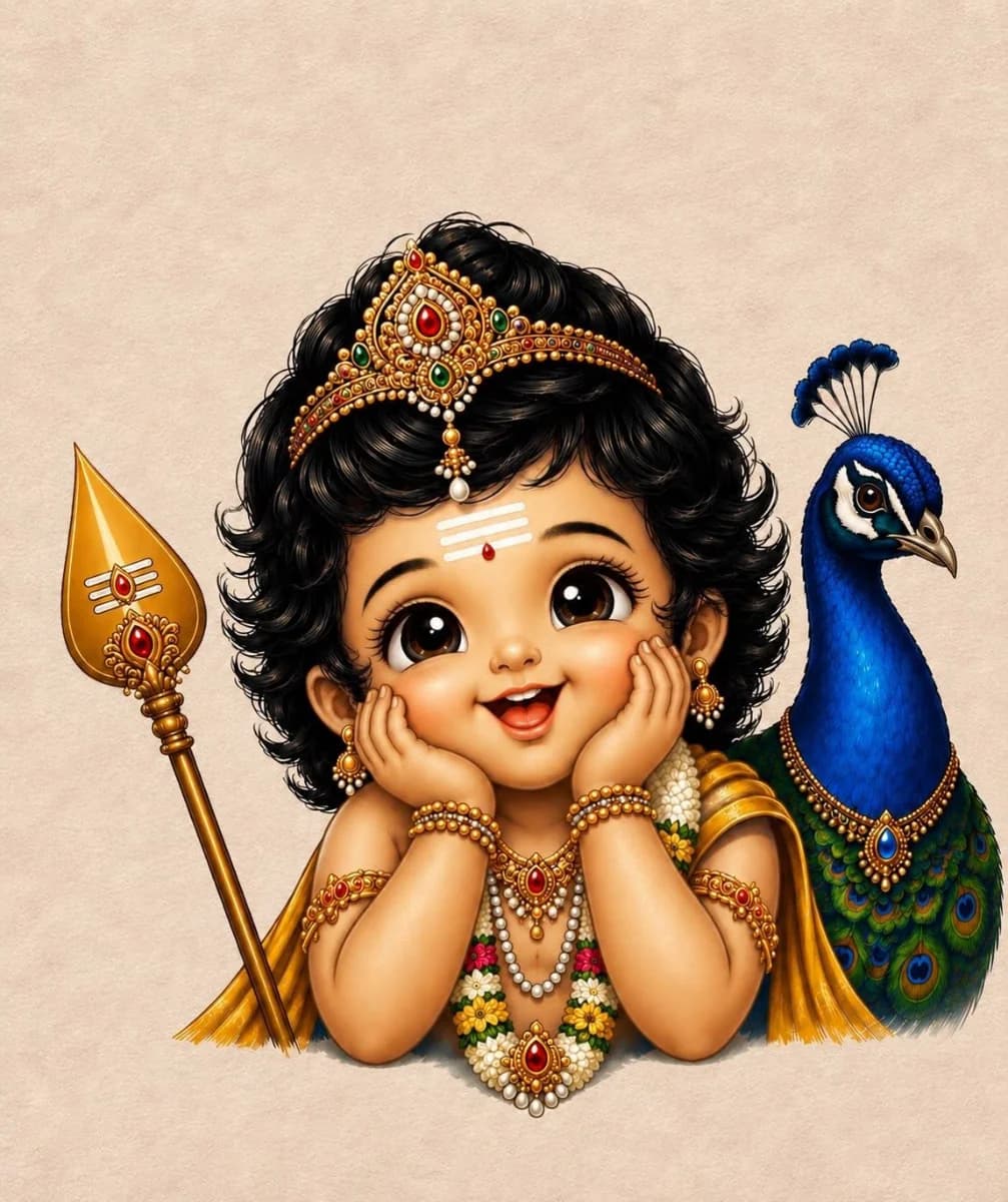 Fabric sticker - Murugar 