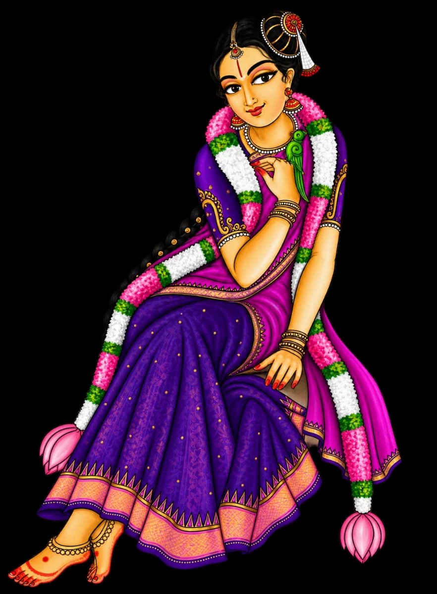 Fabric sticker - Andal