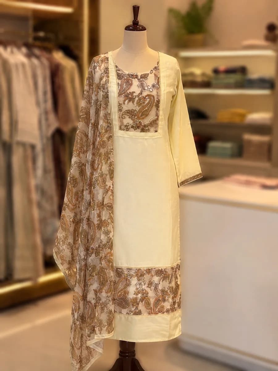 Alai- 3 pcs set with Exclusive duppatta