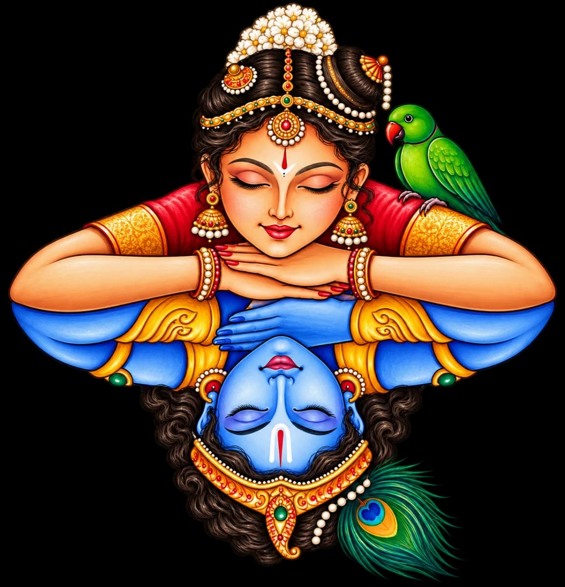 Fabric sticker - Andal perumal
